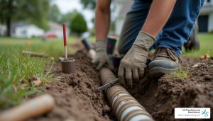 sewer line belly repair cost