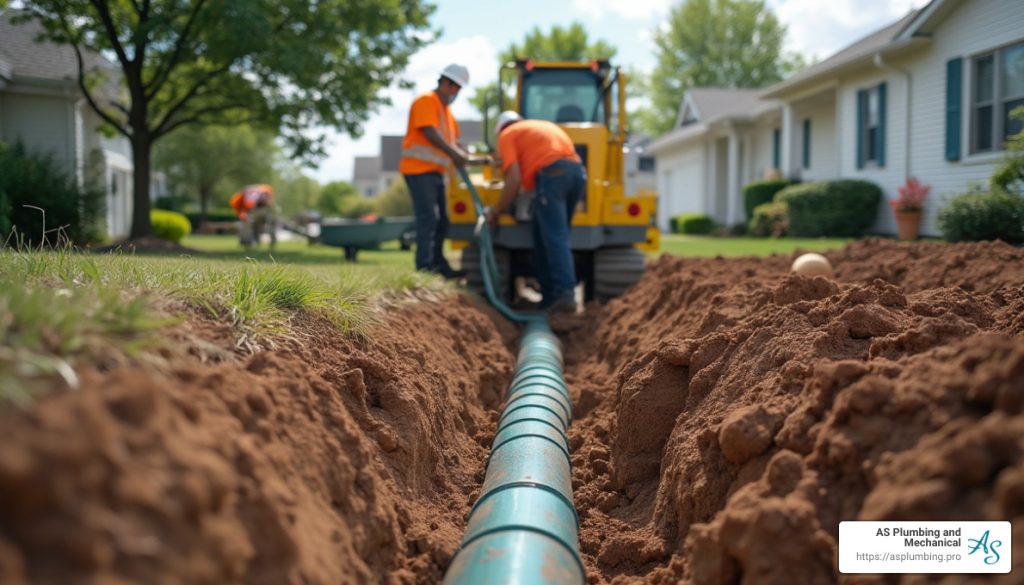 trenchless sewer line replacement